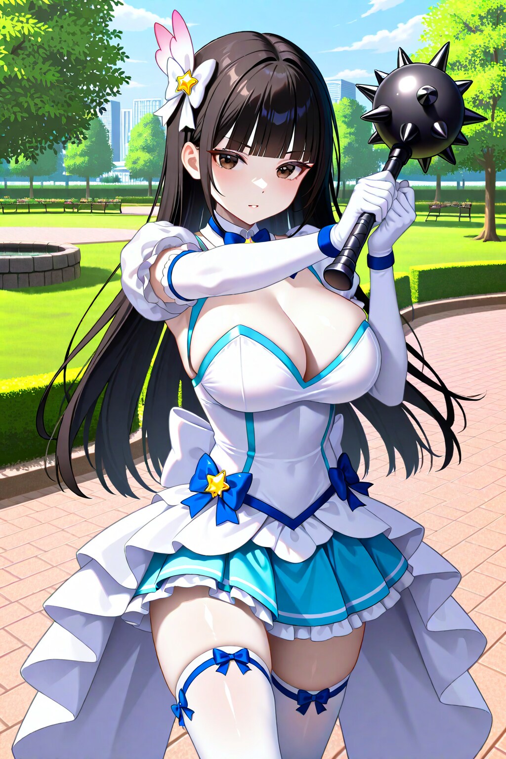 魔法（物理）少女サキちゃん