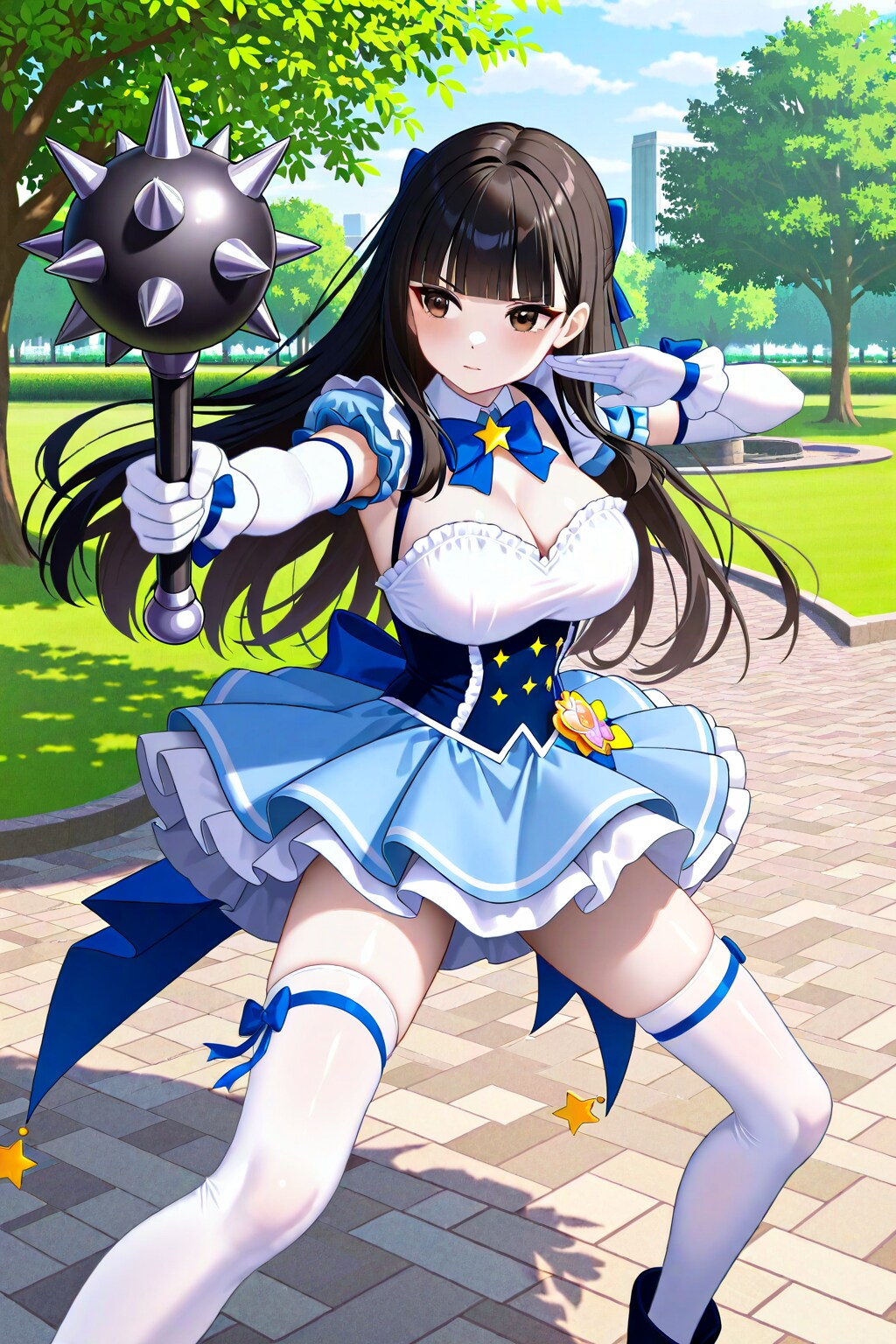 魔法（物理）少女サキちゃん