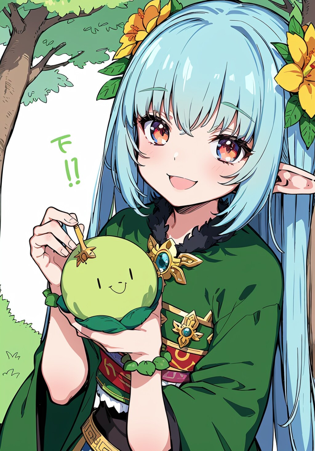 エルフ、悪い夢を見て欝な私に励ましを