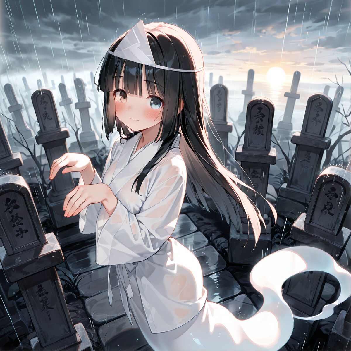 女の子幽霊 2 | の人気AIイラスト・グラビア