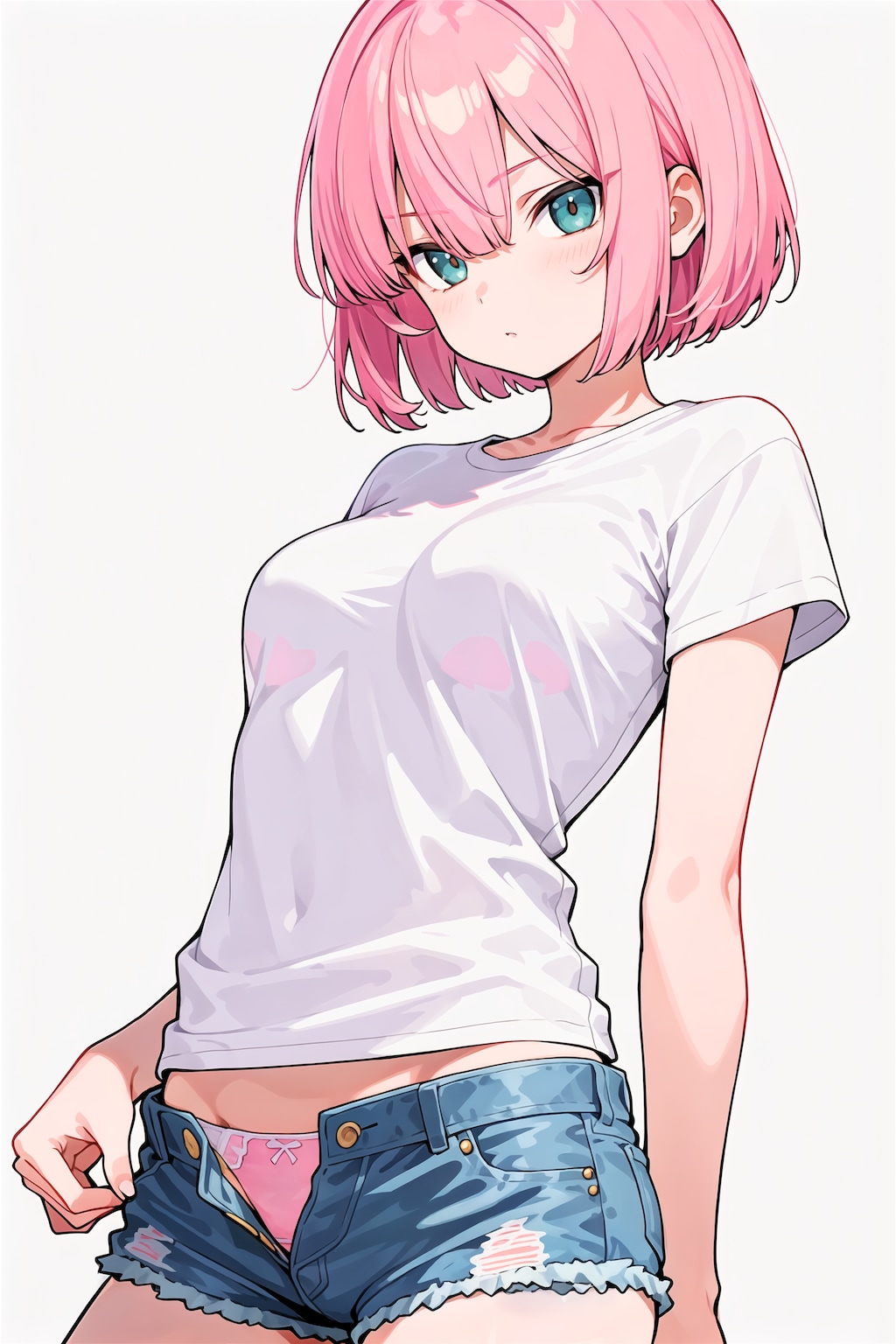 ルーズなデニム