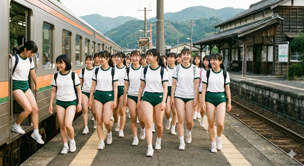 続々集結、ブルマ少女たち(Gemini)