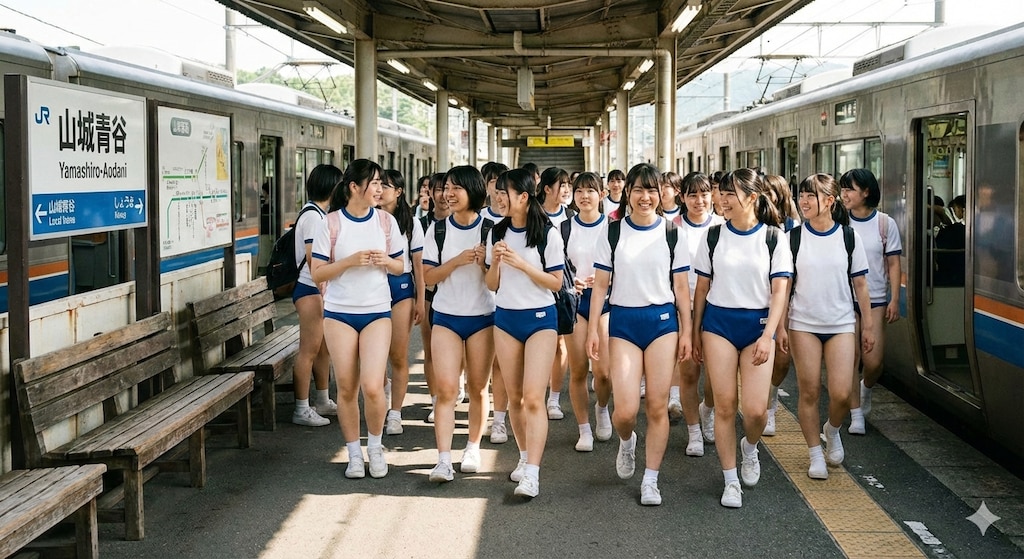 続々集結、ブルマ少女たち(Gemini)