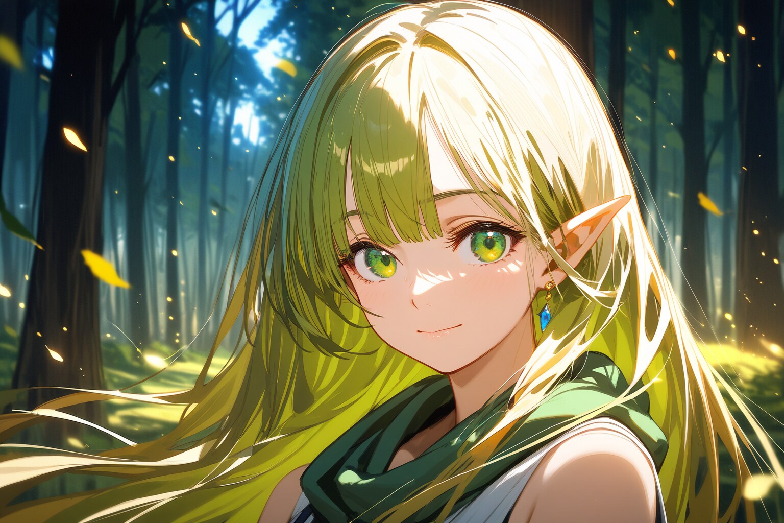 GARLANDで森の中のエルフさん | の人気AIイラスト・グラビア