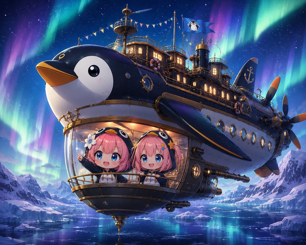 飛べないペンギンは空を飛ぶ夢を見る🐧✨