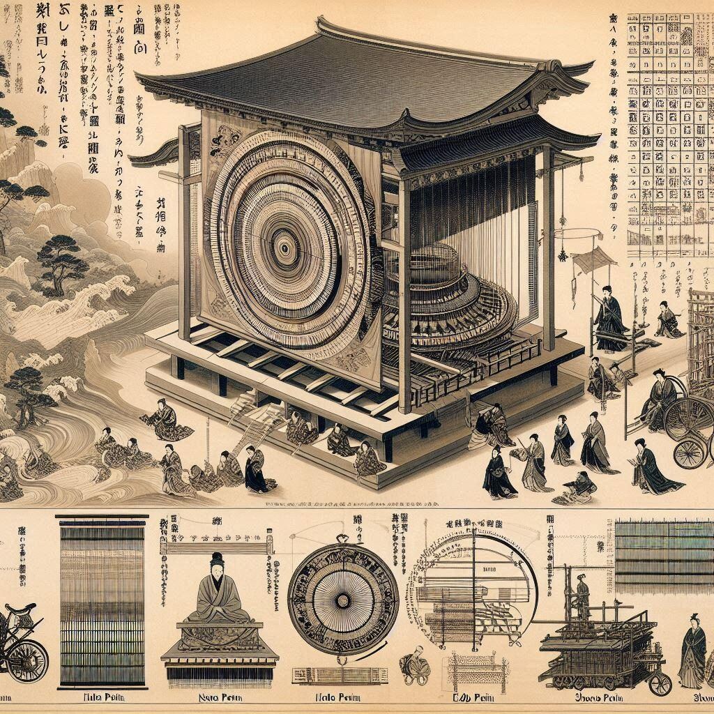 平賀源内が考案した時節移動車（タイムマシン）