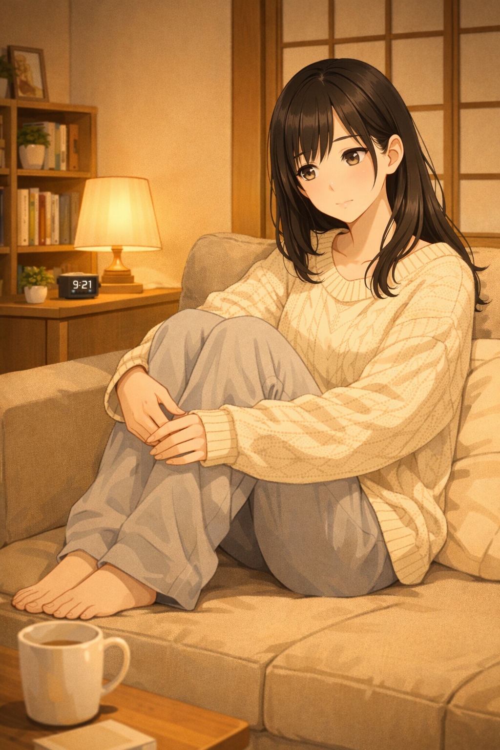 ほっと一息、君と過ごす穏やかな夜