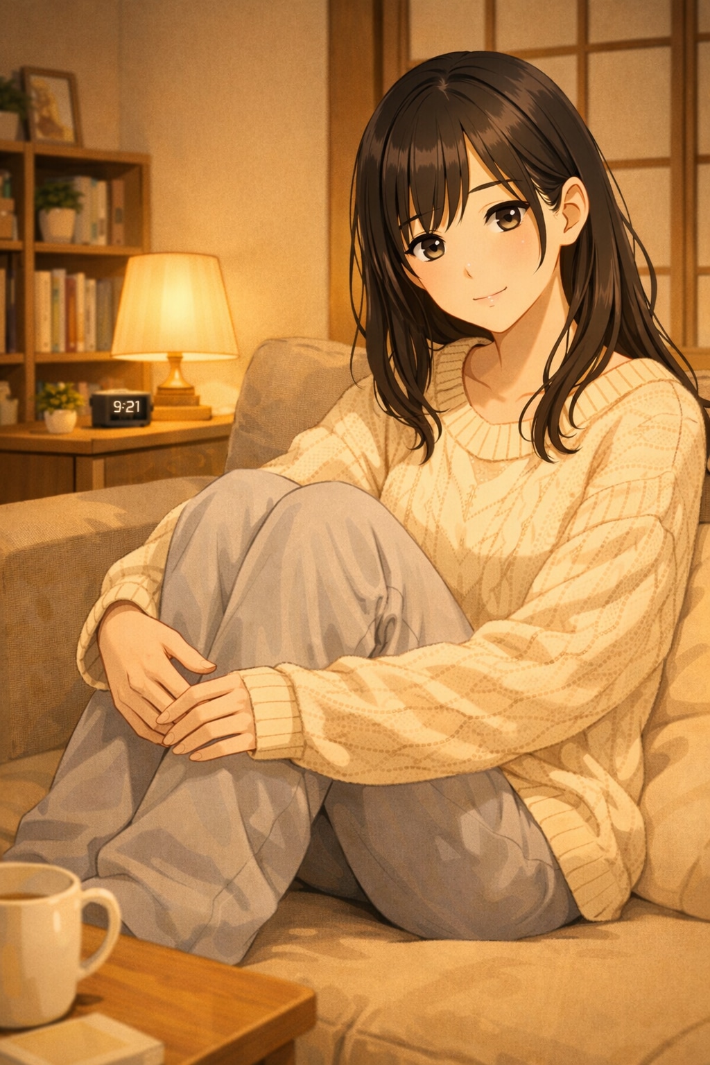 ほっと一息、君と過ごす穏やかな夜