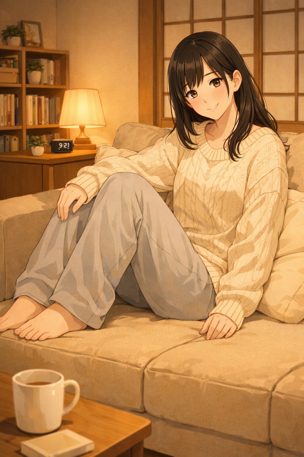 ほっと一息、君と過ごす穏やかな夜