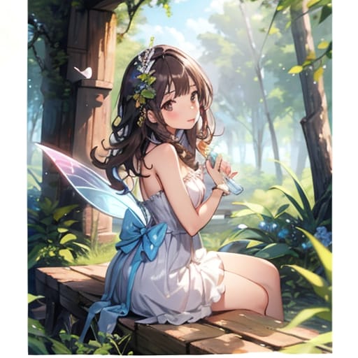 シンプルに妖精さん | の人気AIイラスト・グラビア