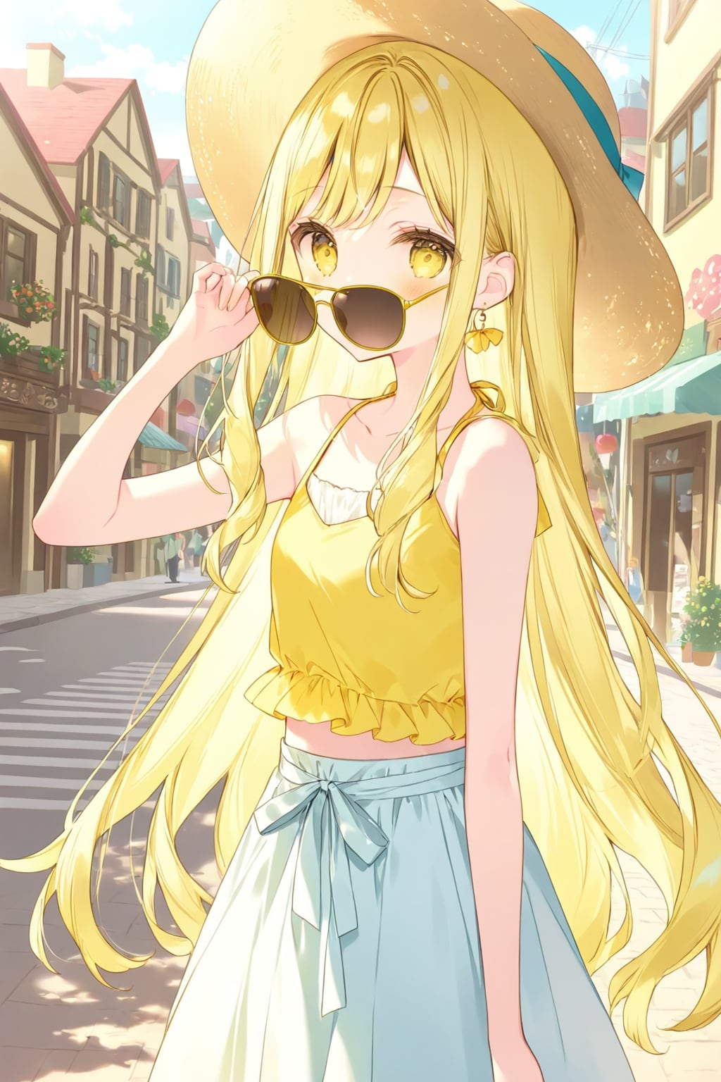 田舎町の夏コーデ