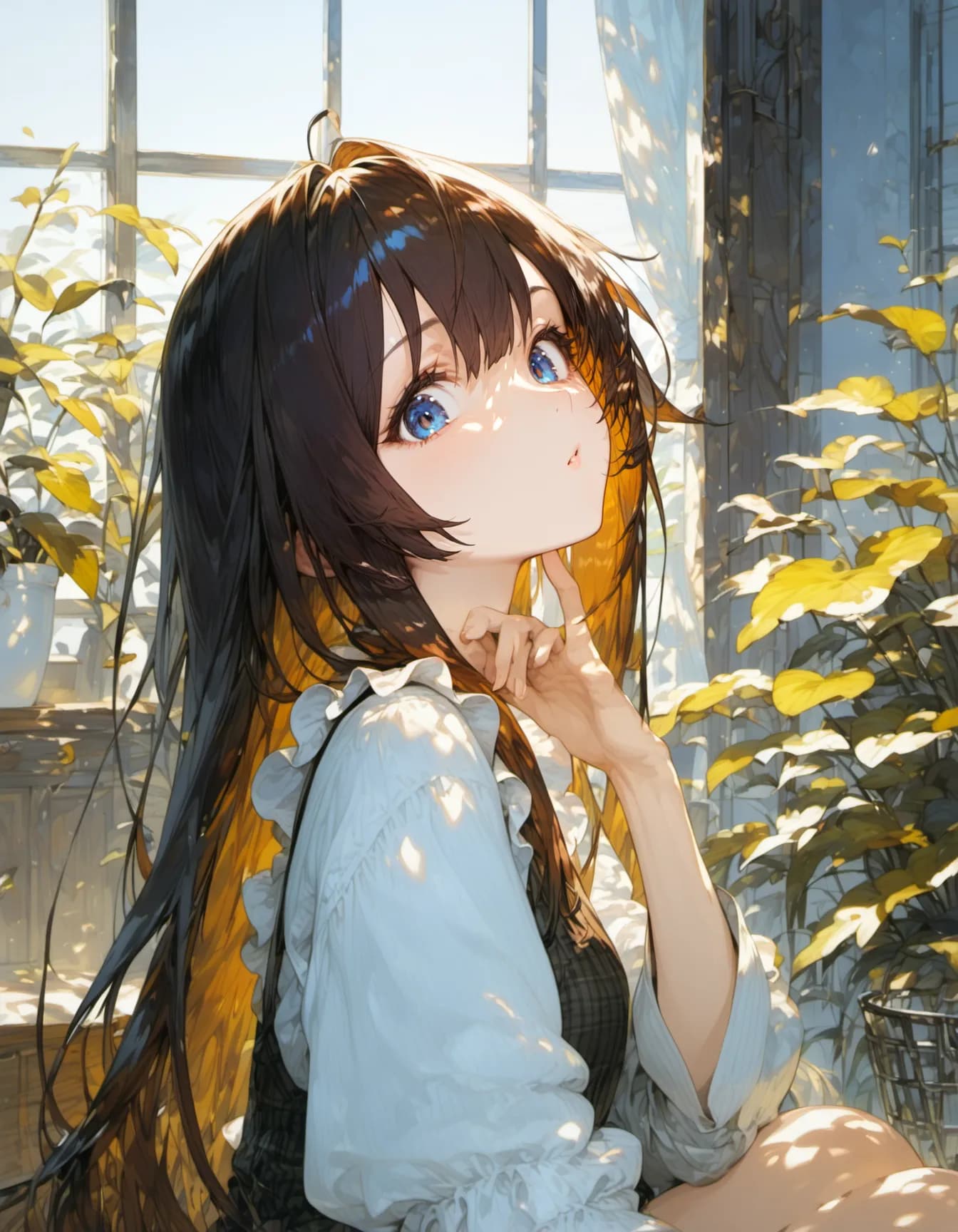 Sun-Kissed Morning Thought | の人気AIイラスト・グラビア