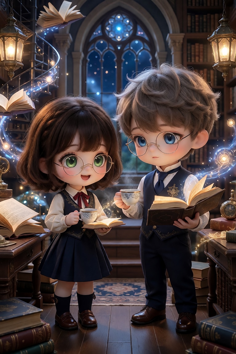 魔法の勉強 | の人気AIイラスト・グラビア