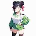 普段着先輩 2枚目