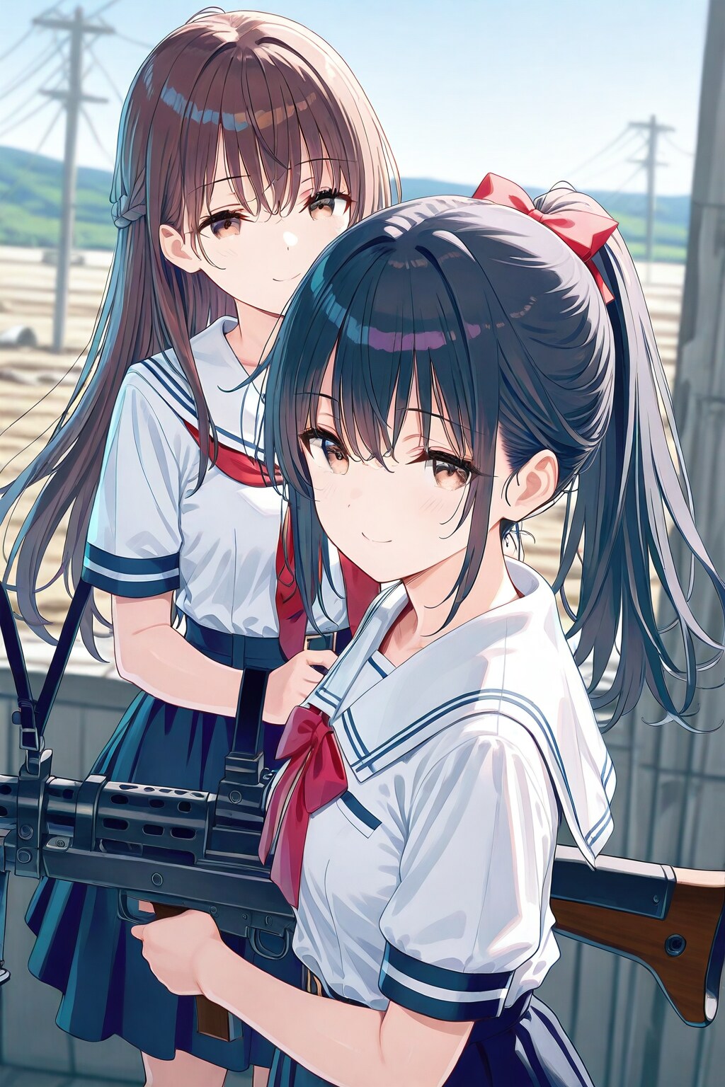 昭和の日なのでセーラー服と機関銃をと(爆)