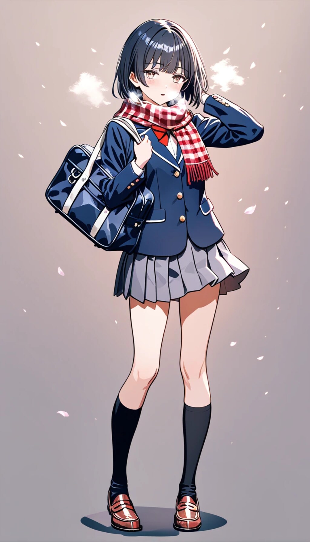 『冬の女子高生』