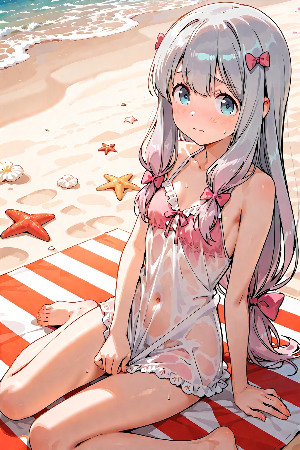 初夏のビーチ少女写真集〜和泉紗霧〜①（R15）