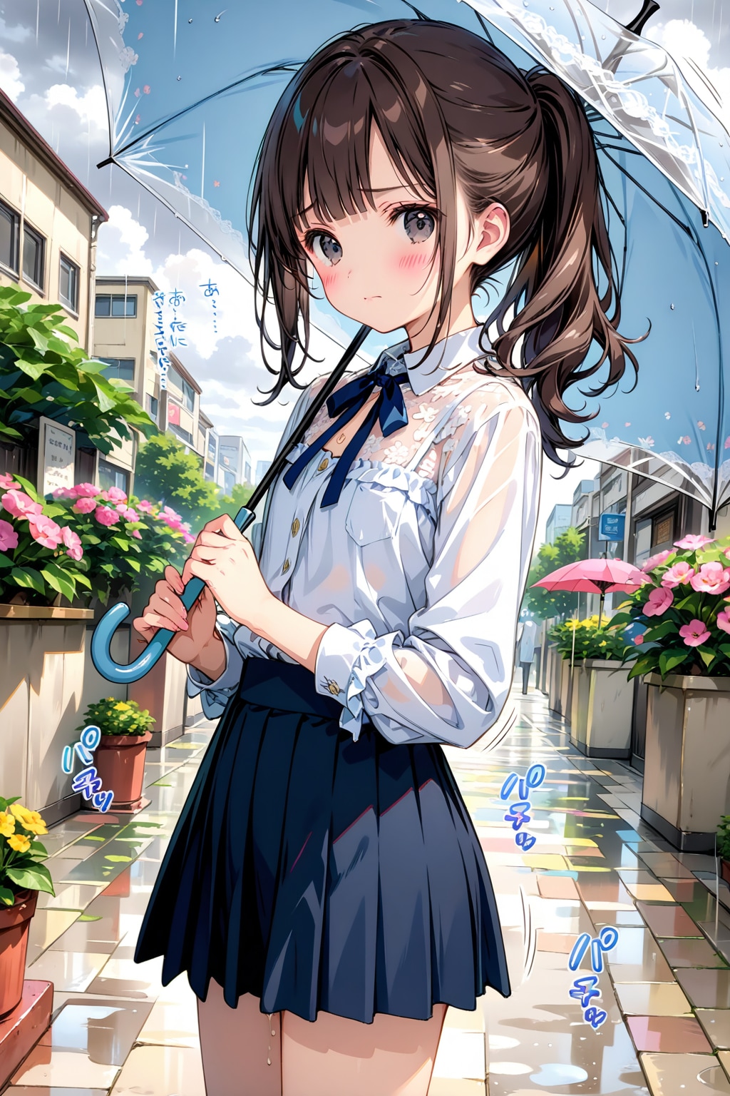 今日も雨ですね…太陽が恋しいですBy藍乃雫 | の人気AIイラスト・グラビア