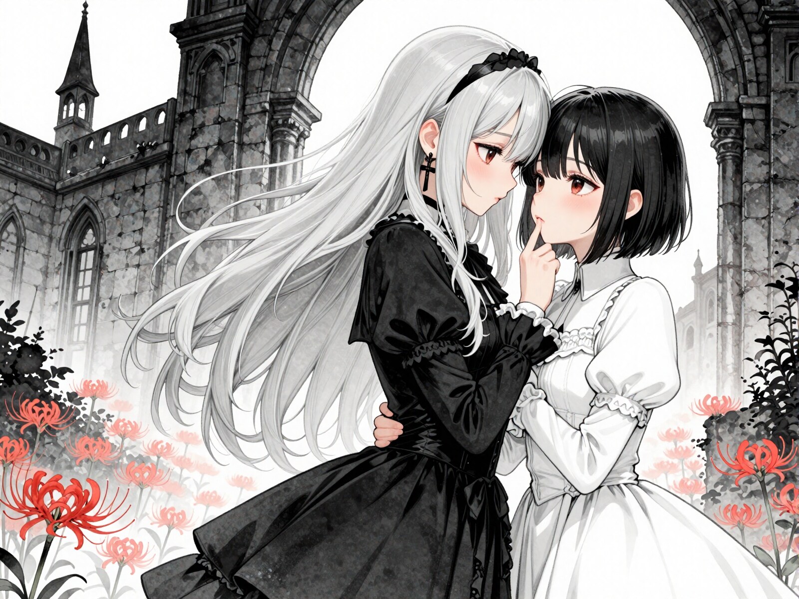 白黒な二人