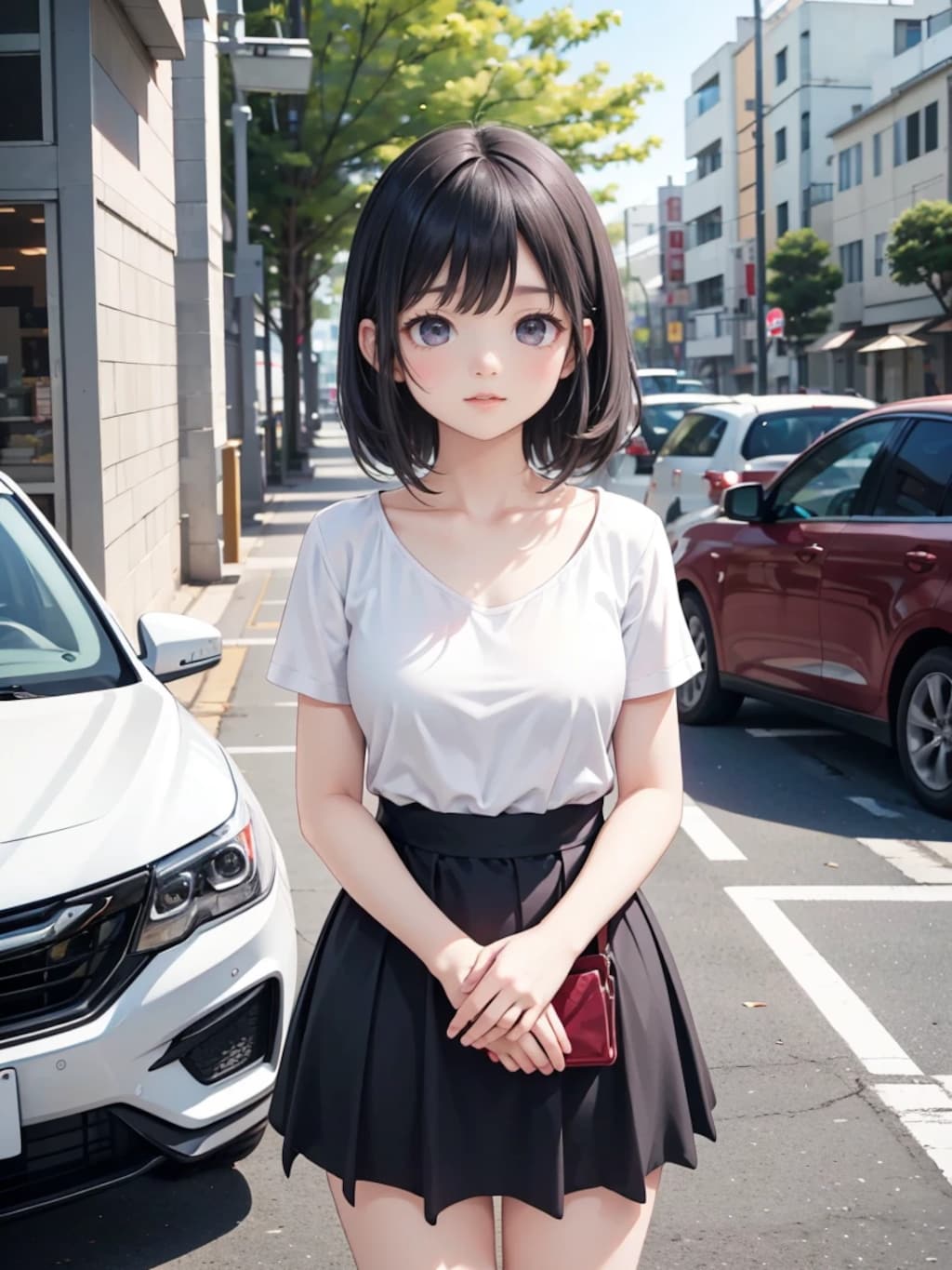 駐車場で何するの！？