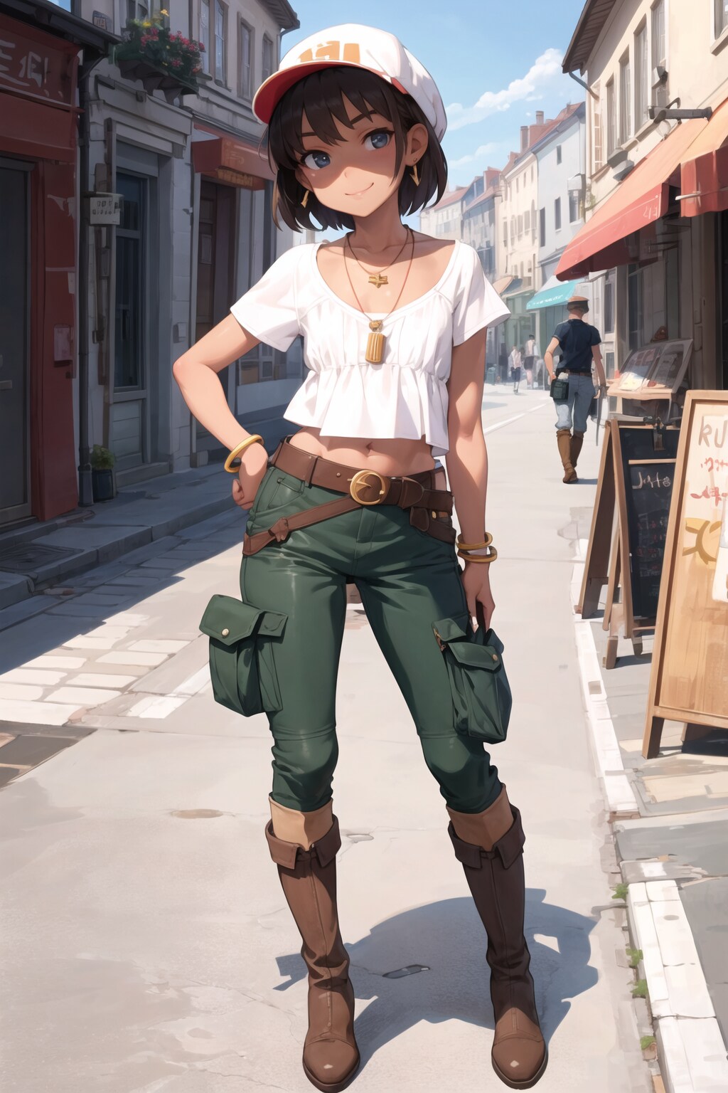 ボーイッシュな少女