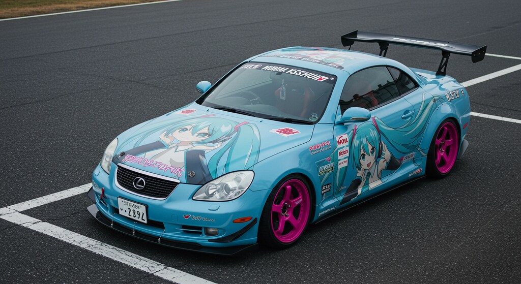 初音ミク痛車SC430