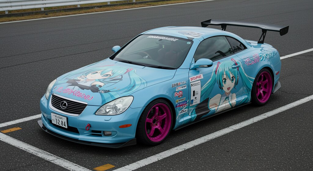 初音ミク痛車SC430