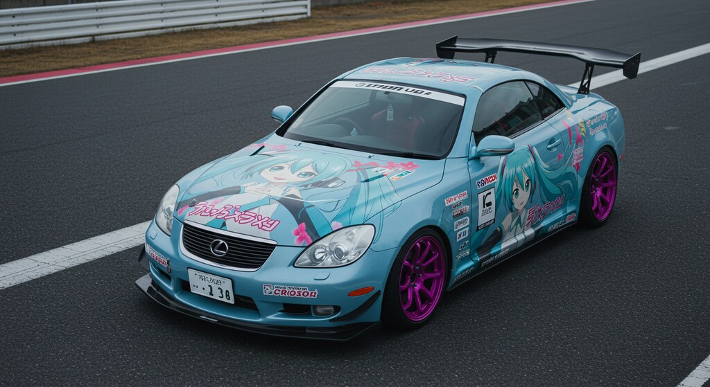 初音ミク痛車SC430