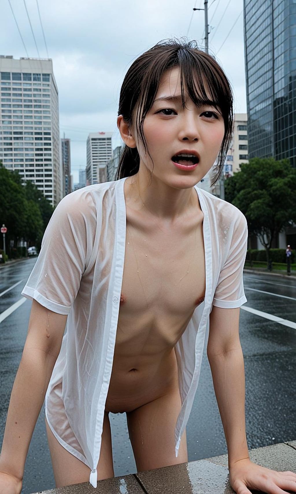 55、雨の繁華街で、◯された女たち…