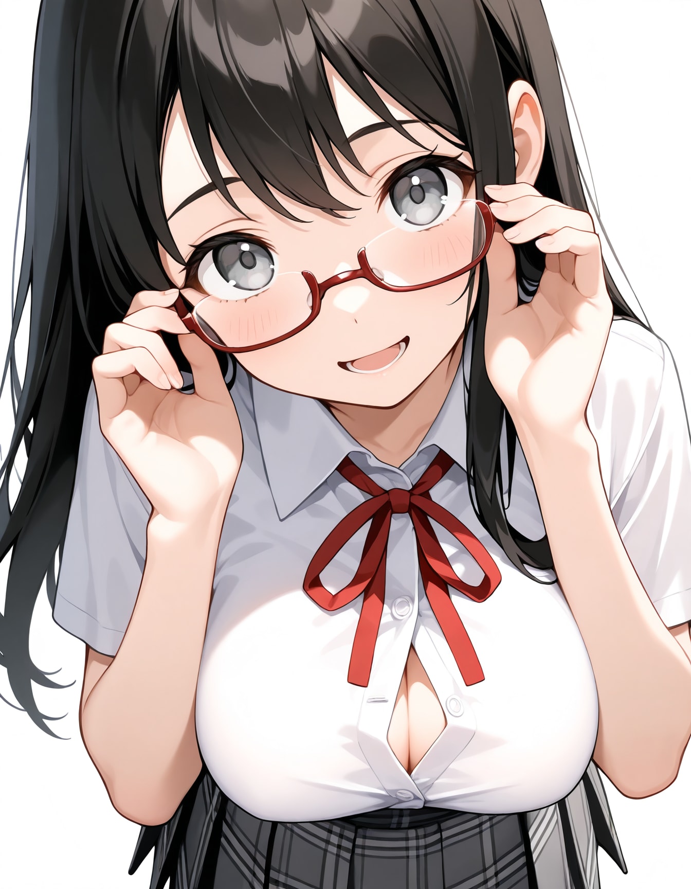 メガネ似合うかな？