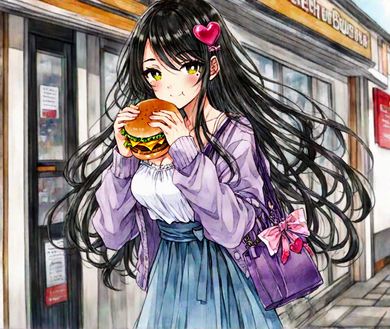 ハンバーガー/コーラ
