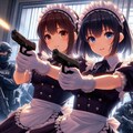 二人は相棒（メイド銃撃編） 4枚目