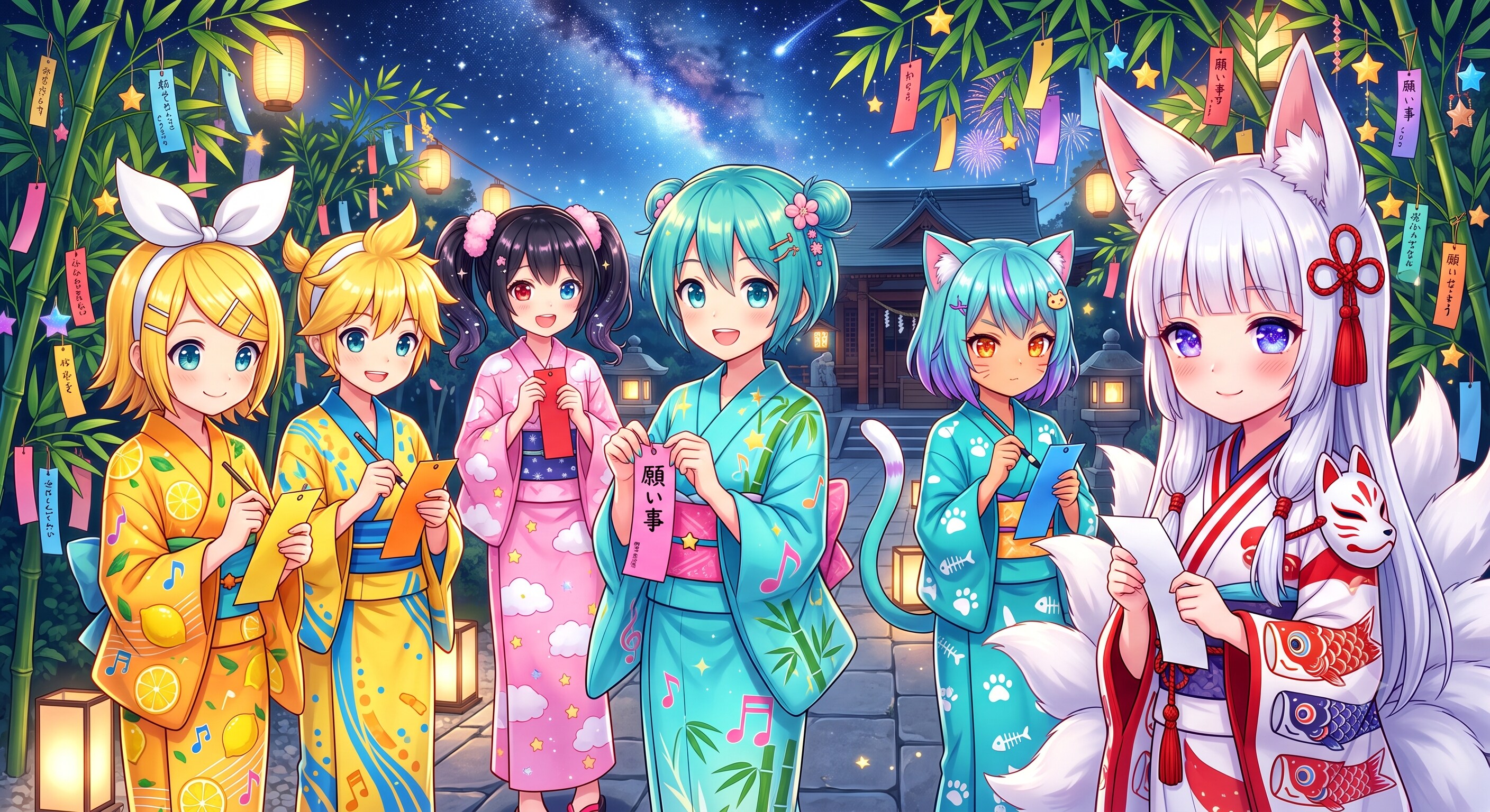 七夕の夜の願い事