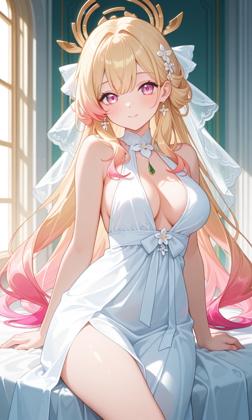 純白ドレス