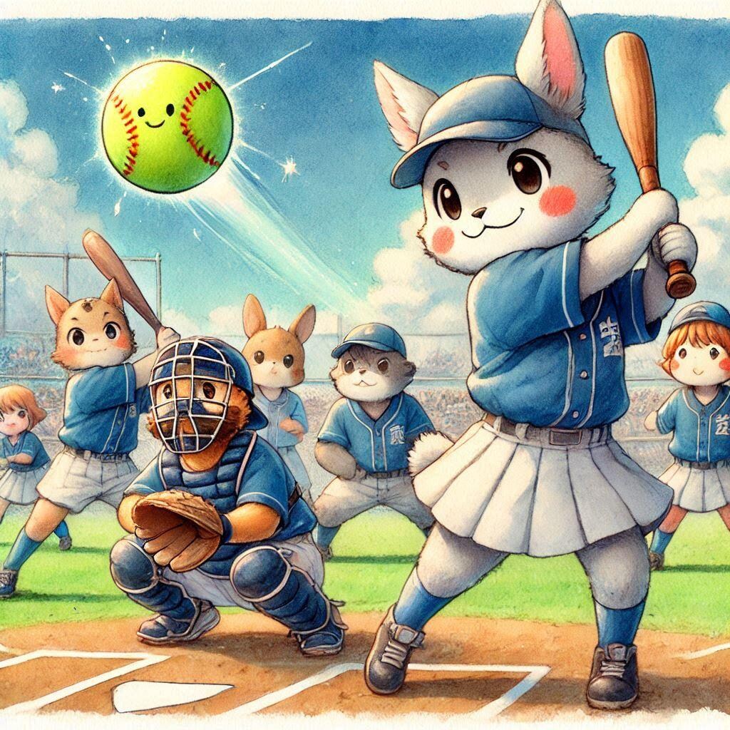 アニマルソフトボール