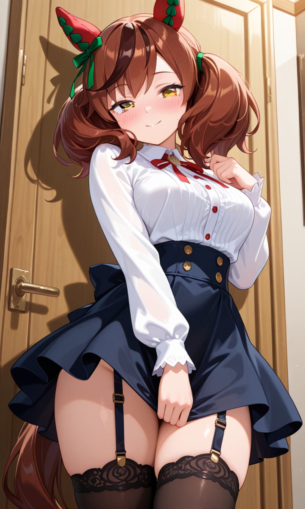 おしゃれしているネイチャさん