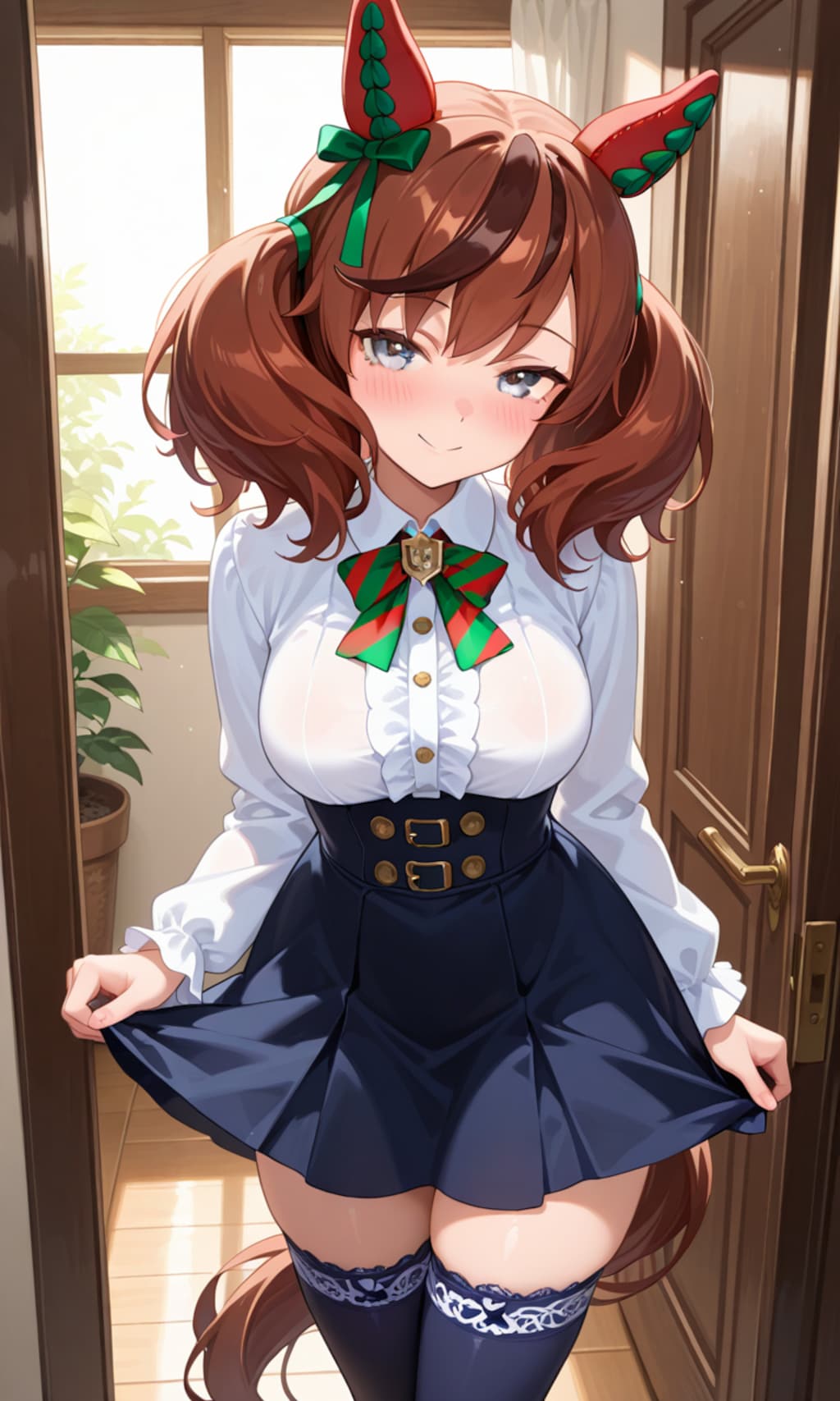 おしゃれしているネイチャさん