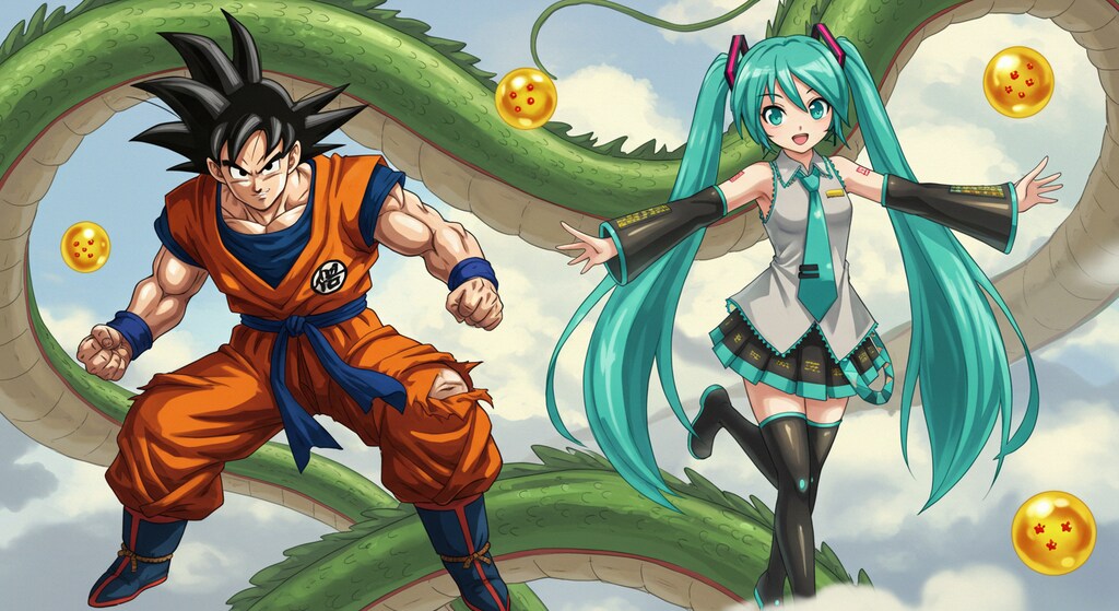 孫悟空と初音ミク