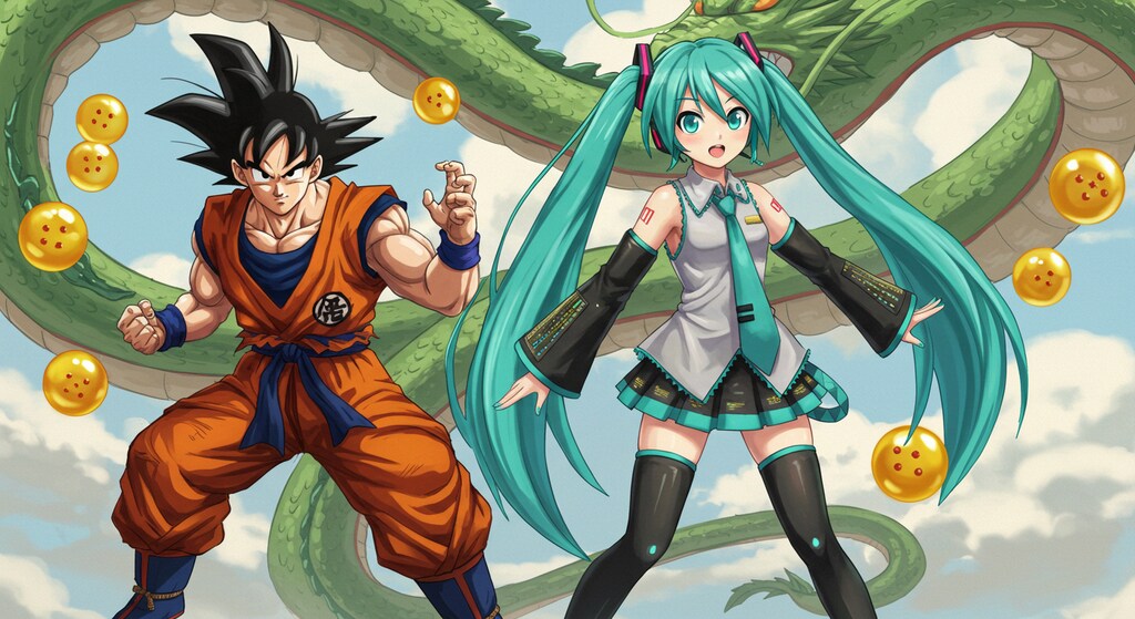 孫悟空と初音ミク