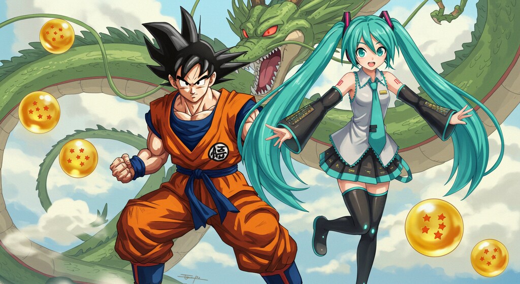 孫悟空と初音ミク