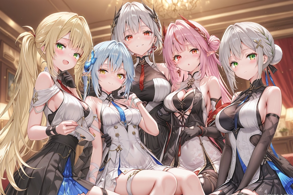 【一語生成】bun　by #QILIN　横長画像