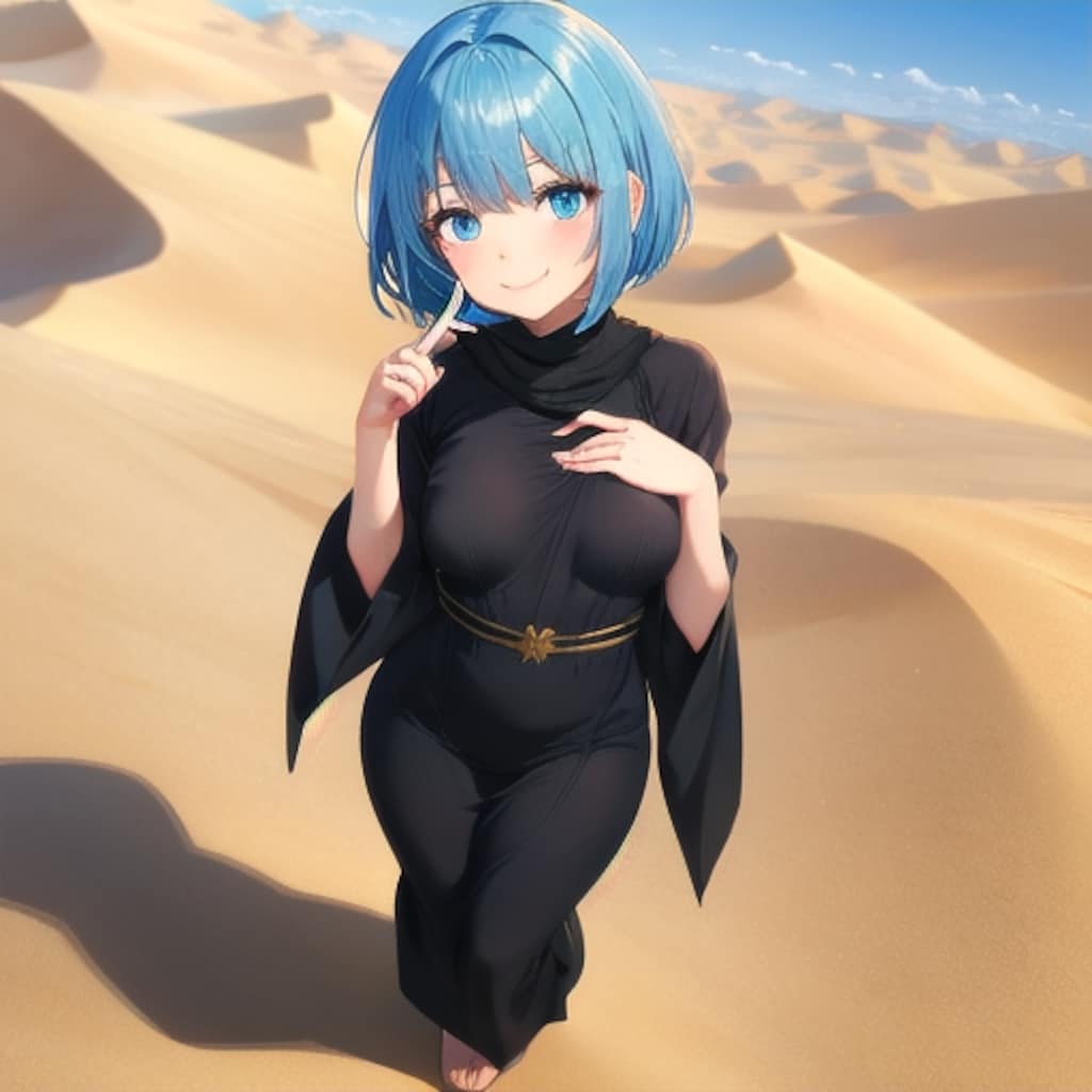 中東の民族衣装（アバヤ）