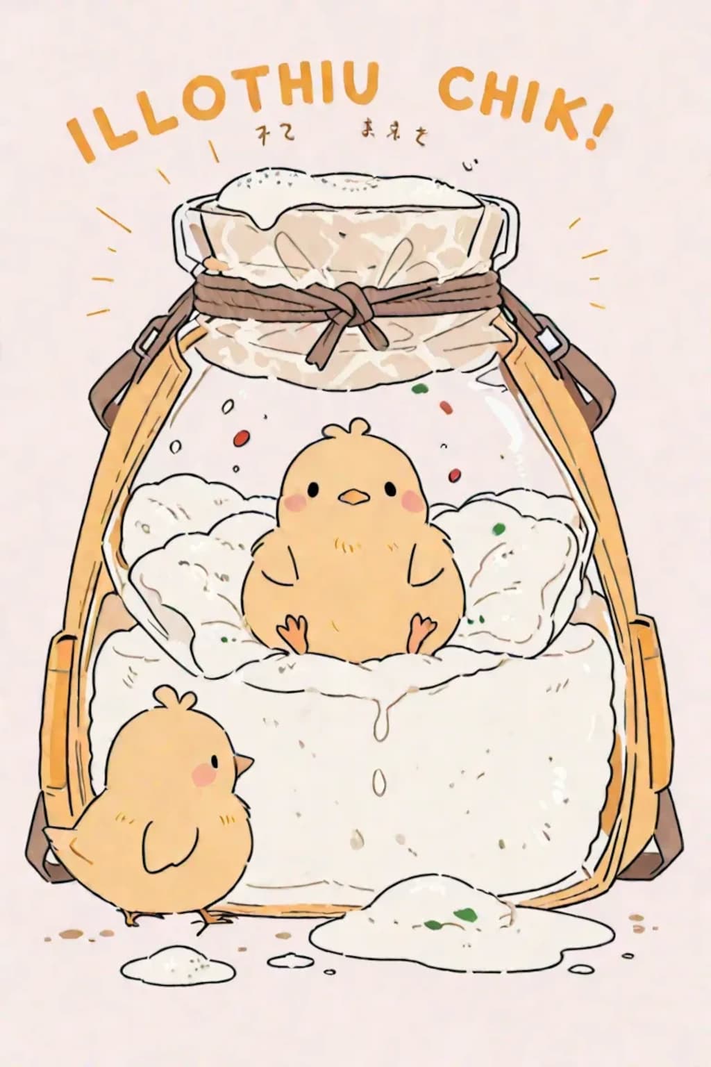 あとは油のお風呂へ