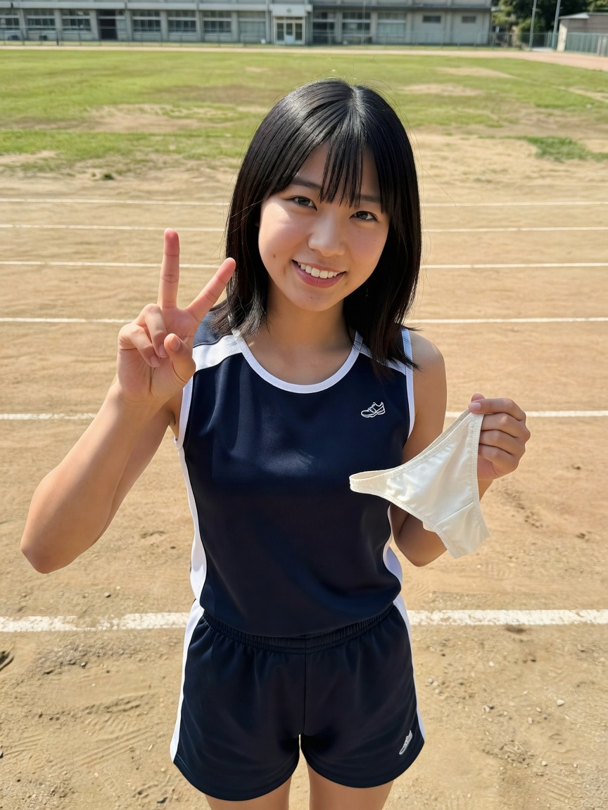 パンティーピース♡部活女子♡