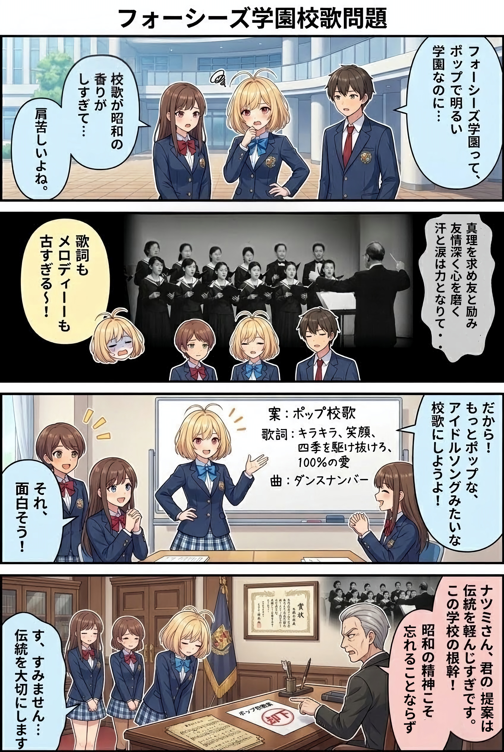 肩苦しい校歌 | の人気AIイラスト・グラビア