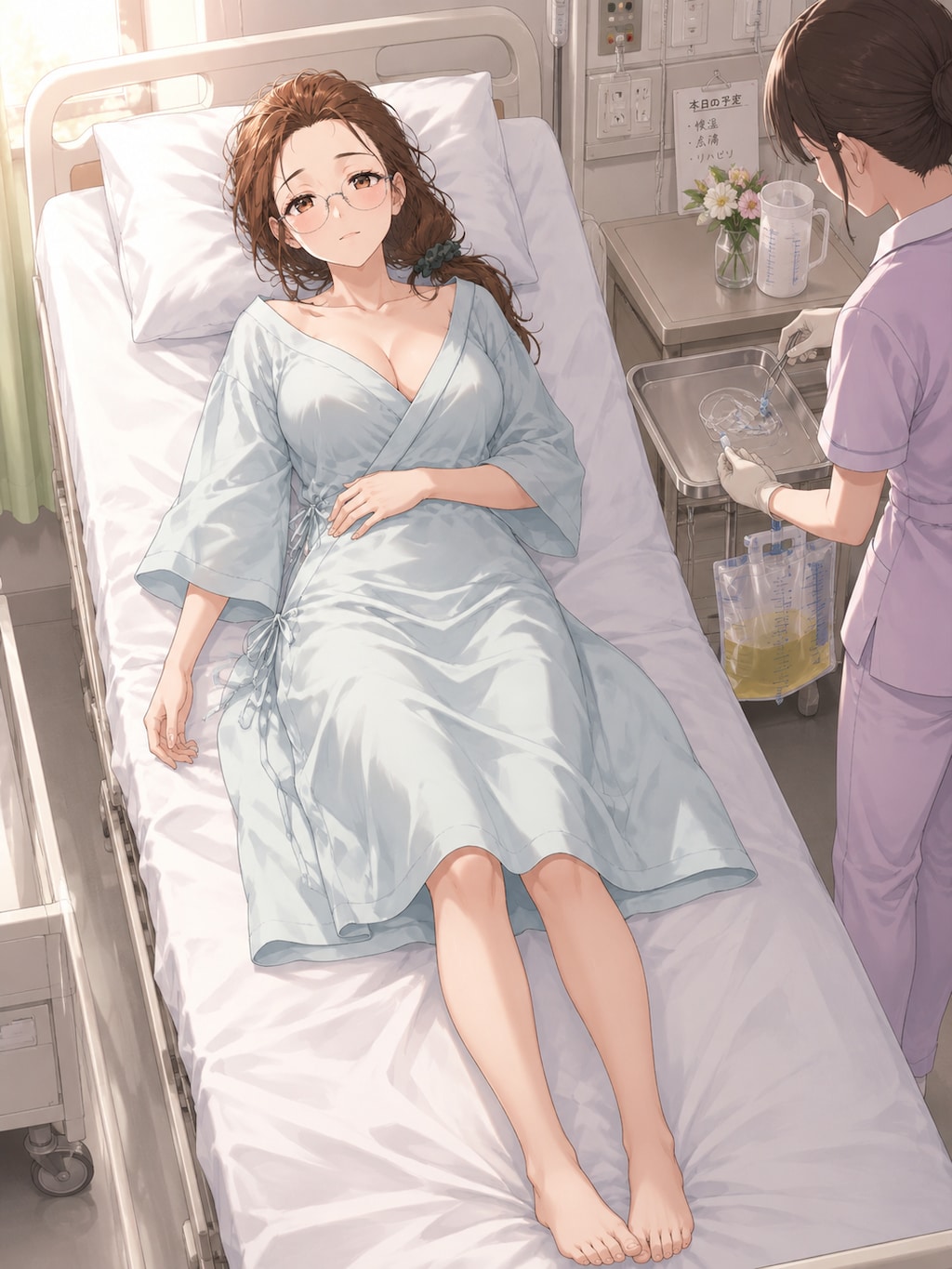 さすがに尿カテ抜管はダメでした