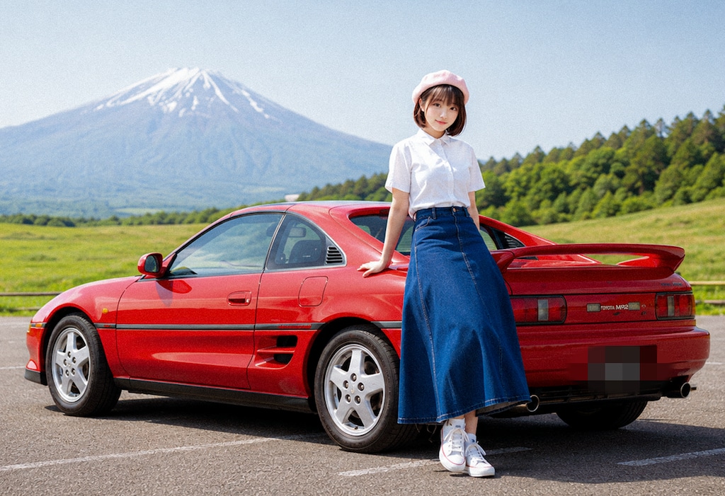 【ウチの娘シリーズ】わ～い，赤い車だぁ！
