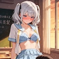 放課後の教室で 2枚目