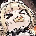🍕🔥激務に臨むべくおピッツァパワーを補給する系メイドちゃん🔥🍕 8枚目