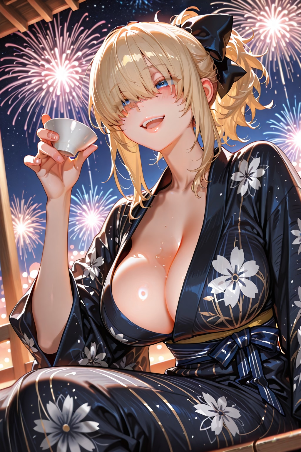 凛と花火